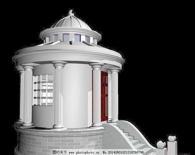 3D室外古建筑模型27-10